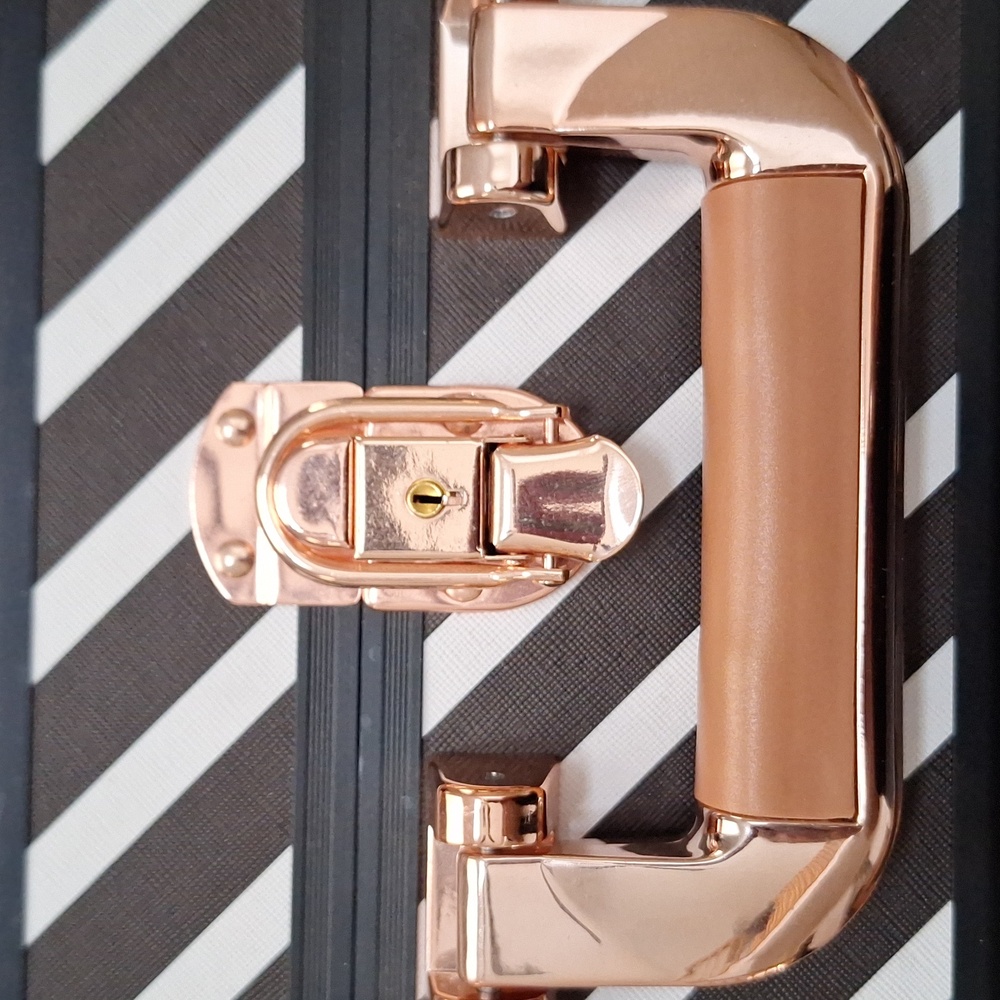 Rose Gold and Black Makeup Case - Picture 2 of 9